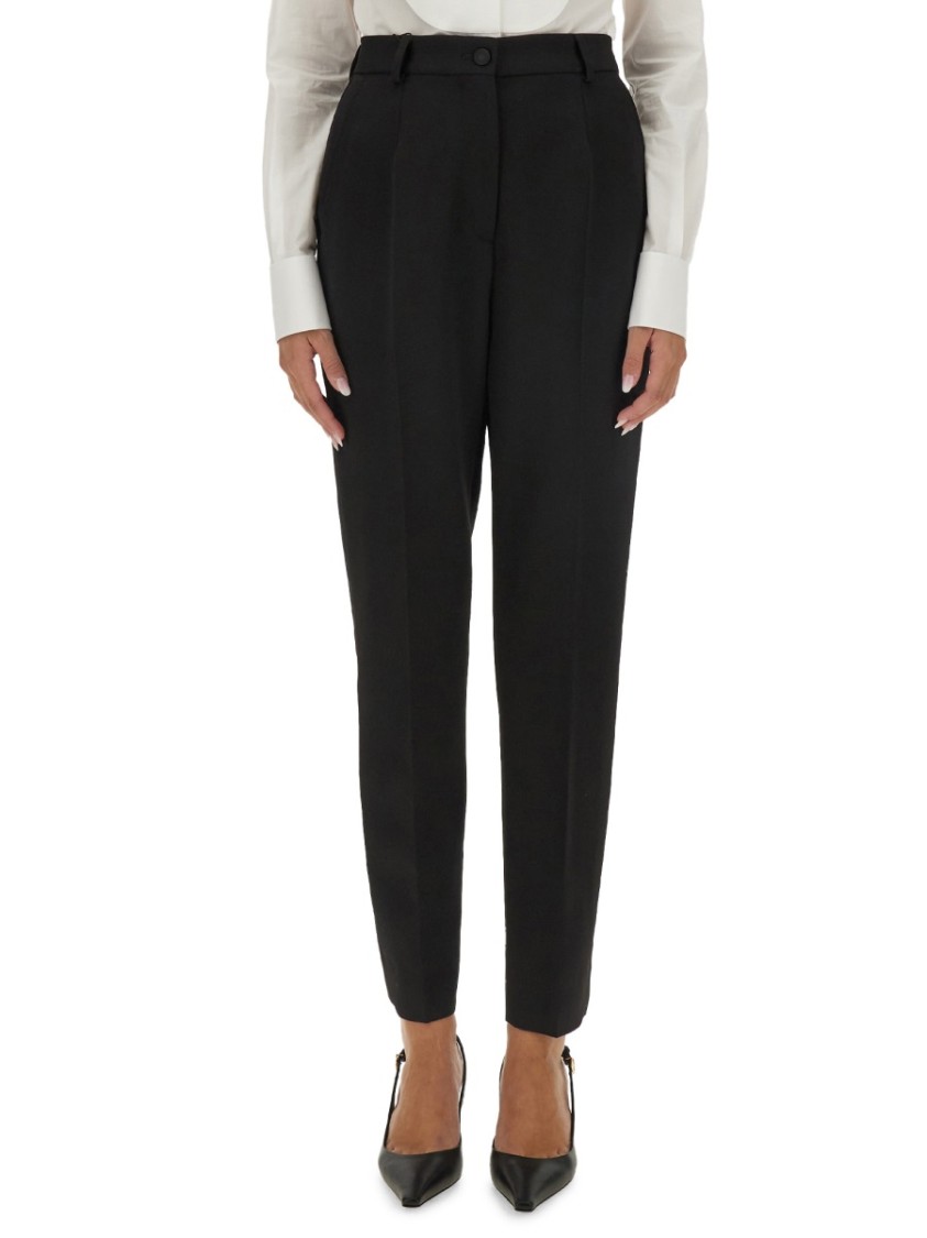 Dolce & Gabbana Tailored Tuxedo Pants In Black | ModeSens