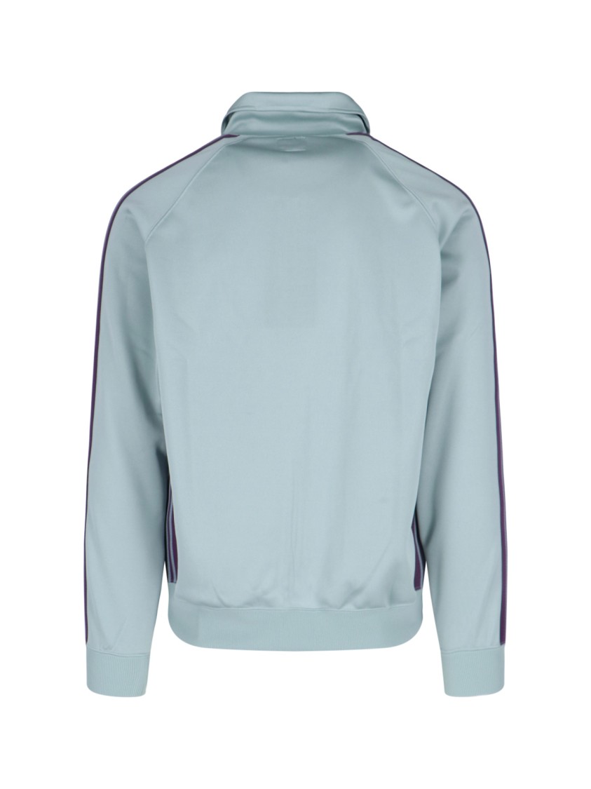 Shop Needles High-collared Zip Jacket – Light Blue