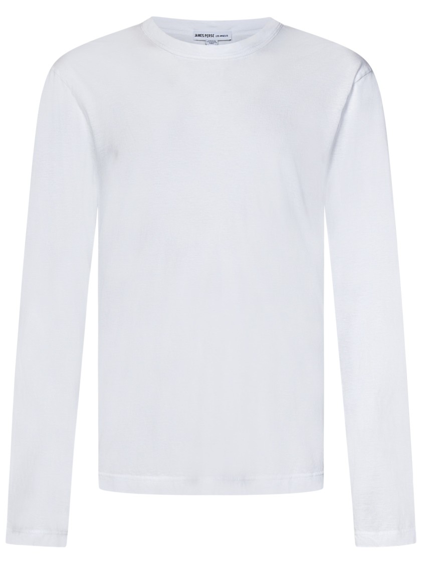 James Perse Crew Neck T-shirt ml In White