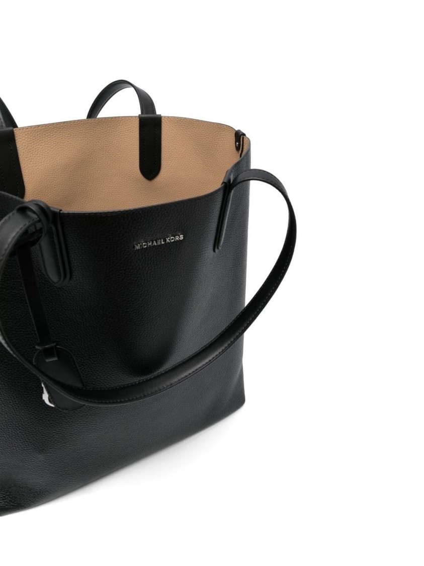 Michael Kors Xl Ns Reversible Tote In Black