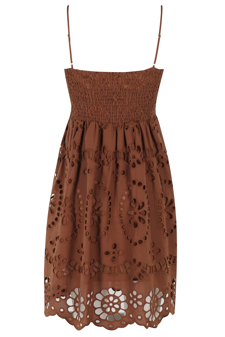 MC2 SAINT BARTH MC2 SAINT BARTH MINI DRESS WITH SCALLOPED HEM