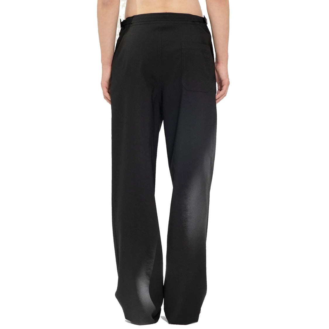 Loewe Low Crotch Trousers H526y04whx Black In Black