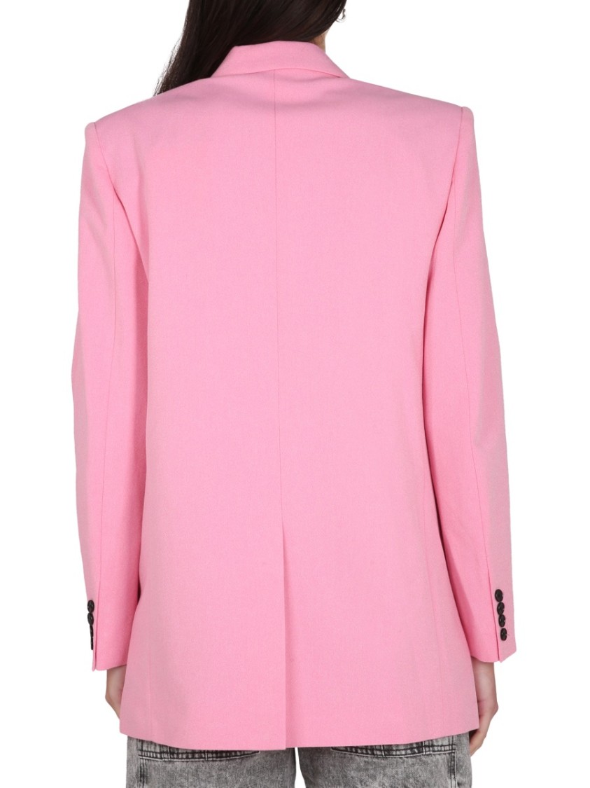 Shop Isabel Marant Nevim Double-breasted Jacket In Pink