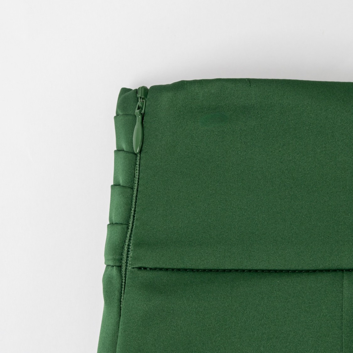 Viktor & Rolf Wide-leg Satin Finish Pants In Green