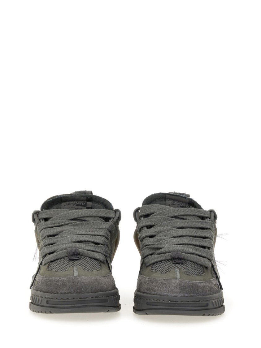 Shop Axel Arigato "patchwork Area" Sneakers In Grey