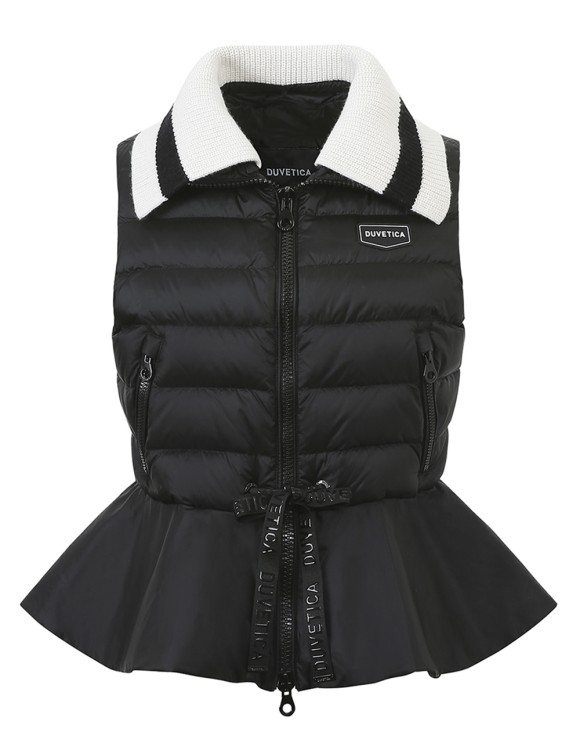 Duvetica Samona Down Vest Outerwear in Black | THE LIST