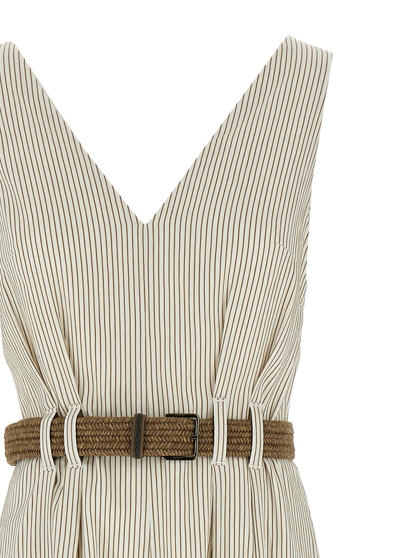 Brunello Cucinelli Precoius Shoulder Detail Dress | THE LIST