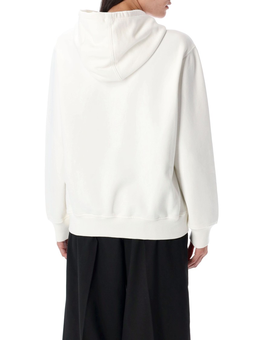 Casablanca Knitwear Hood Embroidered Detail In White