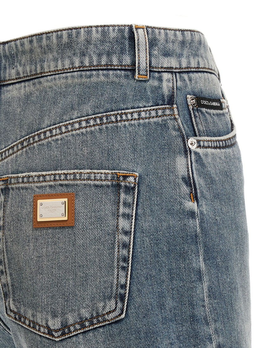 Dolce & Gabbana Denim Shorts Bermuda And Short In Blue