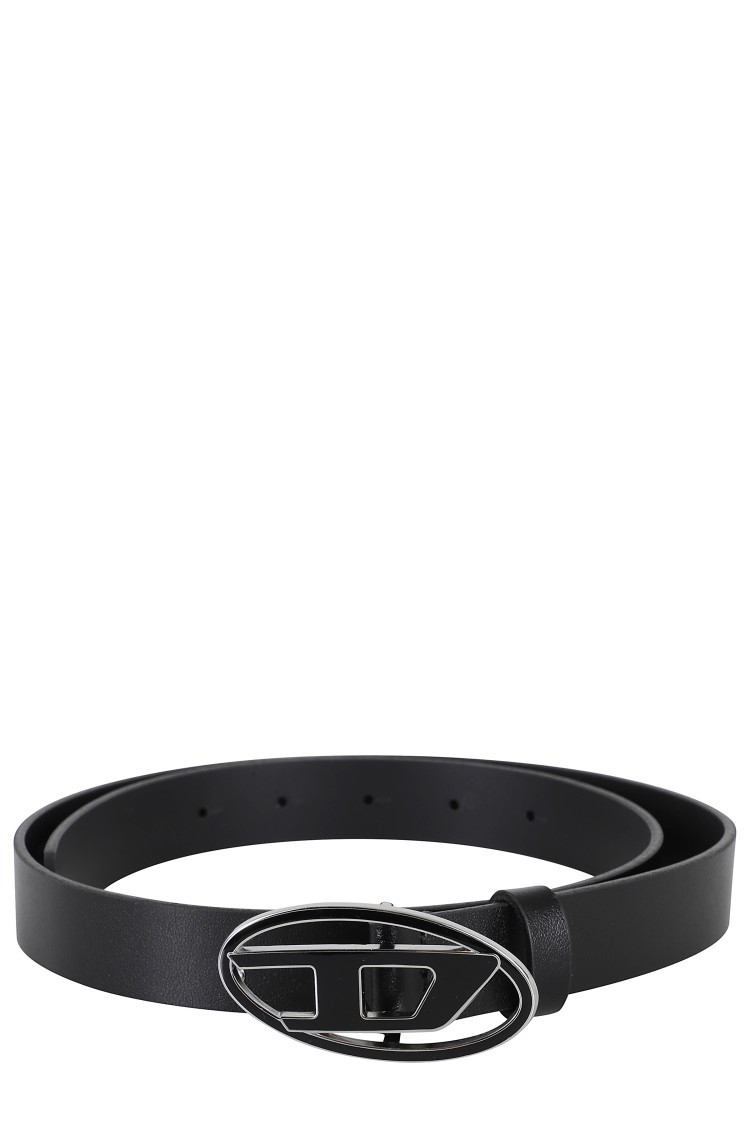 Diesel Belt With Oval D Buckle In Black