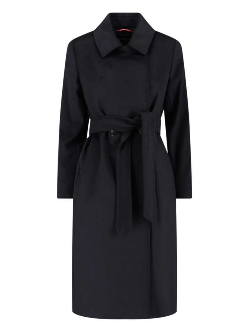 Max Mara Bcollag Robe Coat In Blue