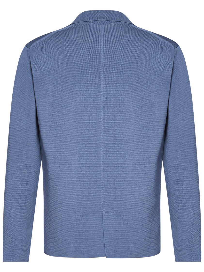 Drumohr Tailored Grey Virgin Wool Pinstripe Suit With Single-breasted Blazer