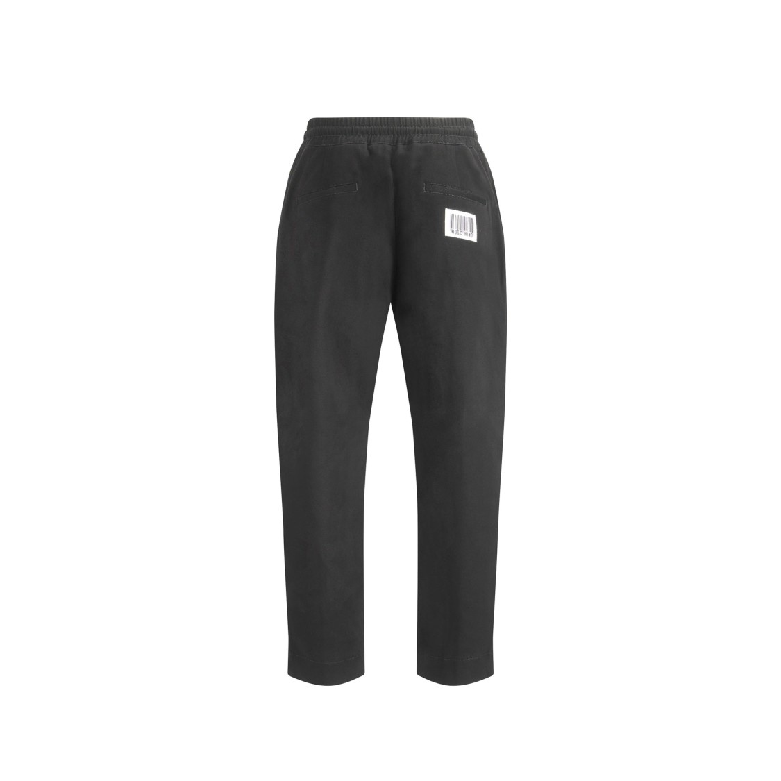 Moschino Black Joggers With Drawstring Waist And Iconic Monogram
