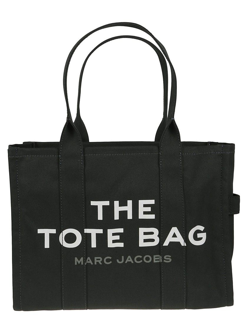 Marc Jacobs Structured Green Cotton Canvas Tote