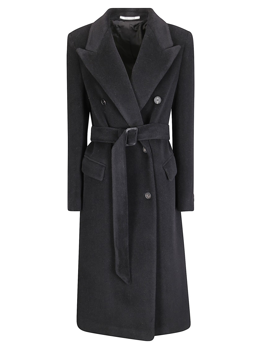Tagliatore Jole/c Lined Coat In Black