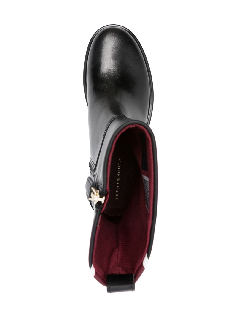 Tommy Hilfiger Cool Elevated Ankle Bootie In Black