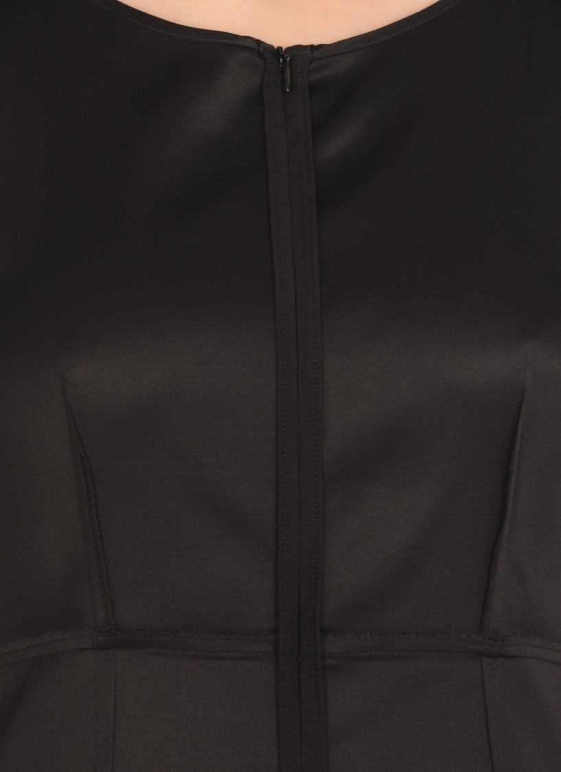 Mm6 Maison Margiela Mm6 By Maison Margiela Black Viscose Dress In Black