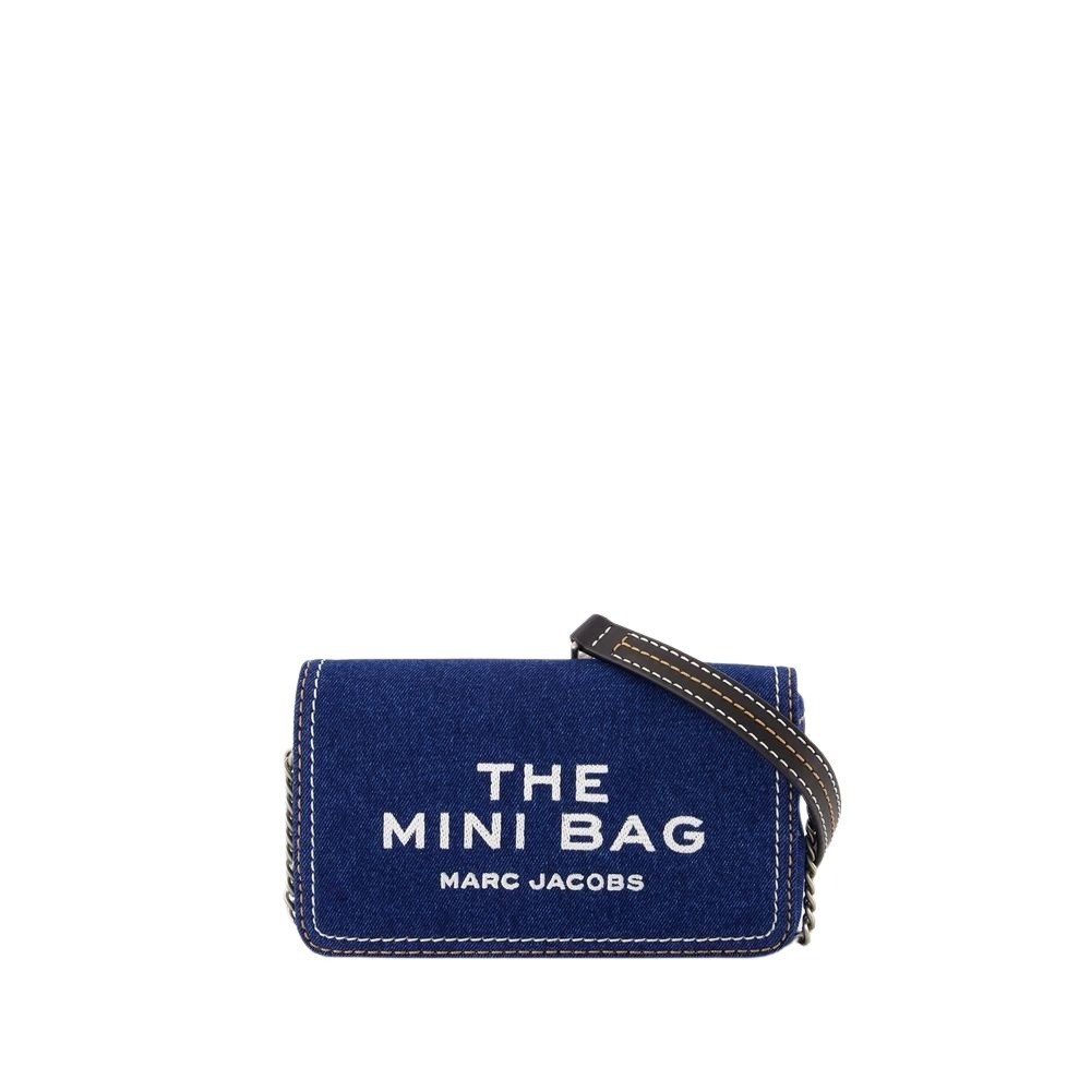 MARC JACOBS MARC JACOBS THE MINI CROSSBODY - COTTON - BLACK