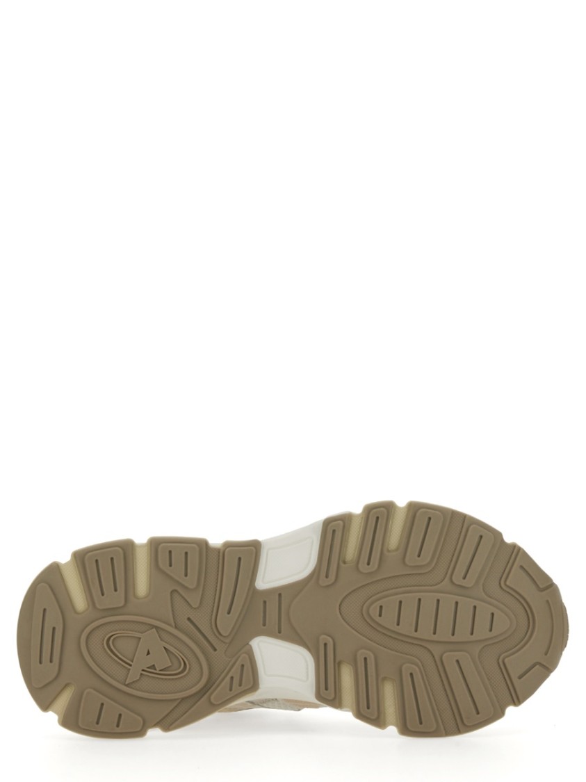 Axel Arigato Sphere Running Multicolor Sneakers With Chunky Sole And Logo On Tongue In Leather And Fabric Blend W