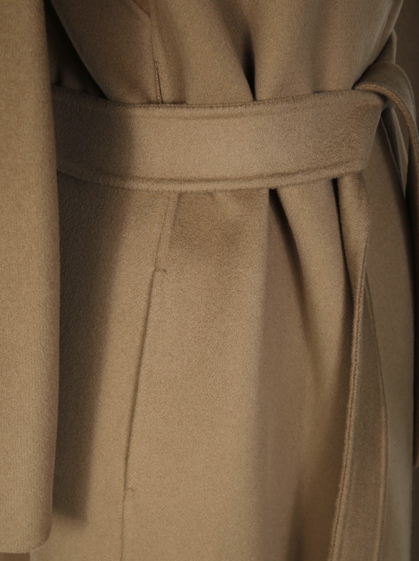 Max Mara Esturia Coat In Brown