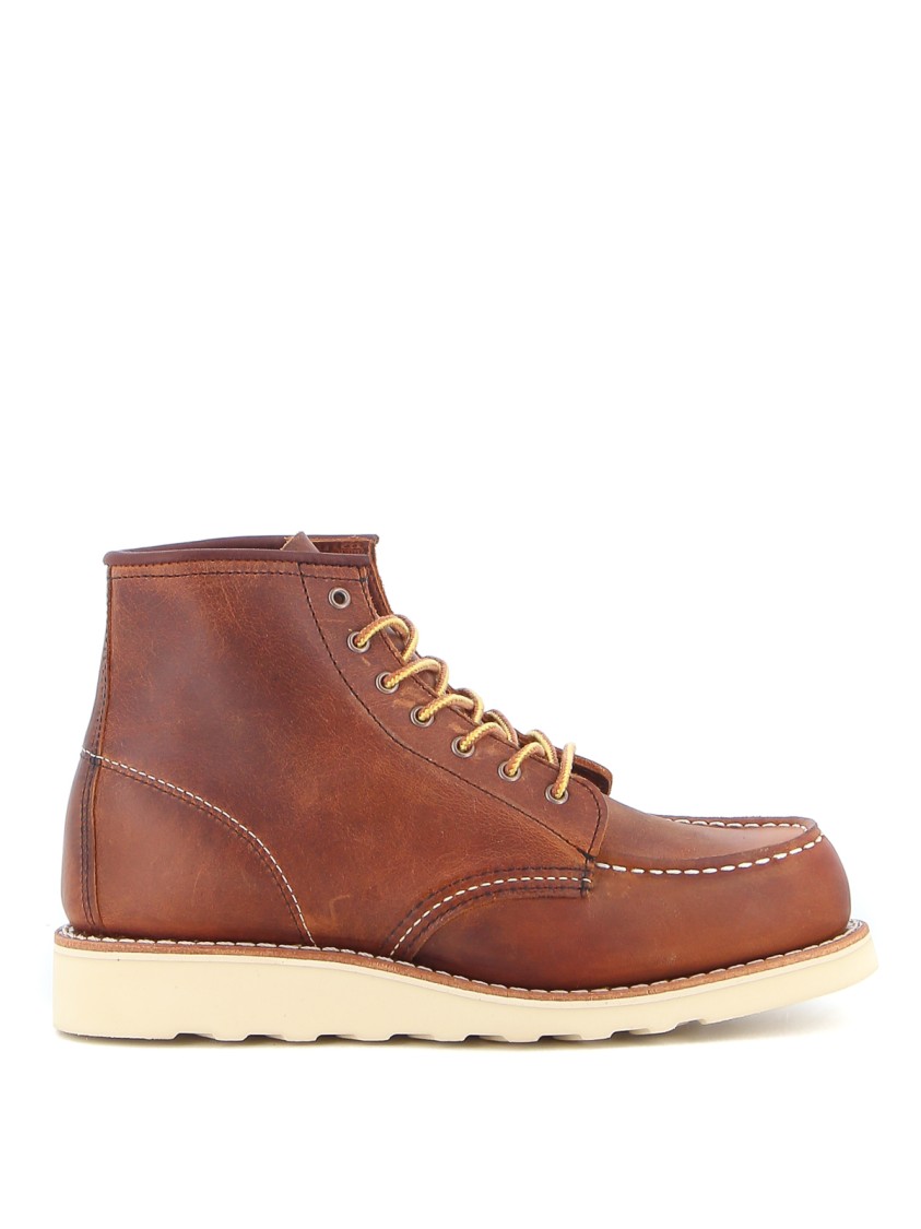 Red Wing Brown Leather Ankle Boot In Brown