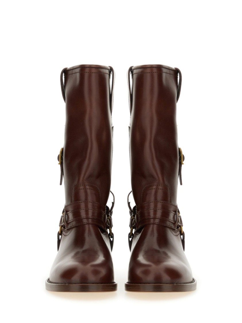 Isabel Marant Brown Heiko Mid-calf Boots In Brown
