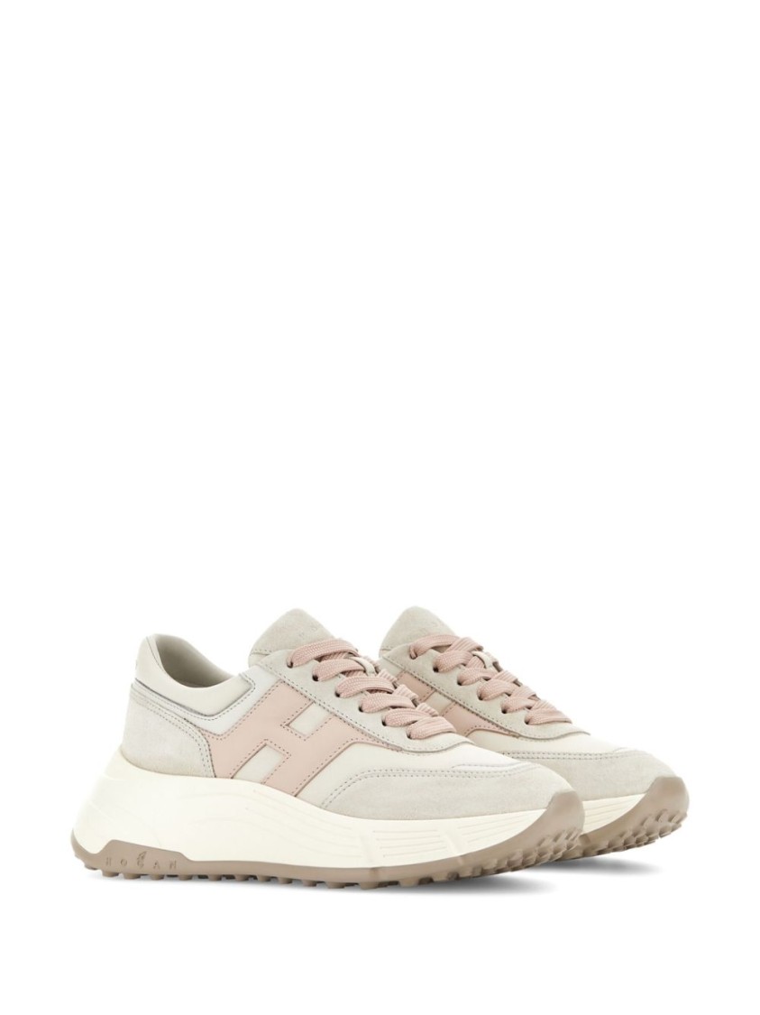 Hogan Hi-fi Low-top Sneakers In Neutrals