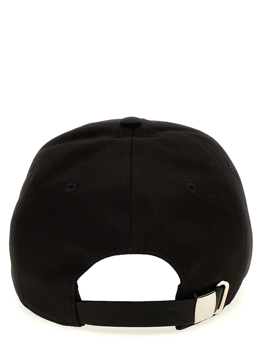 Alexander Mcqueen 'varsity Skull' Cap In Black