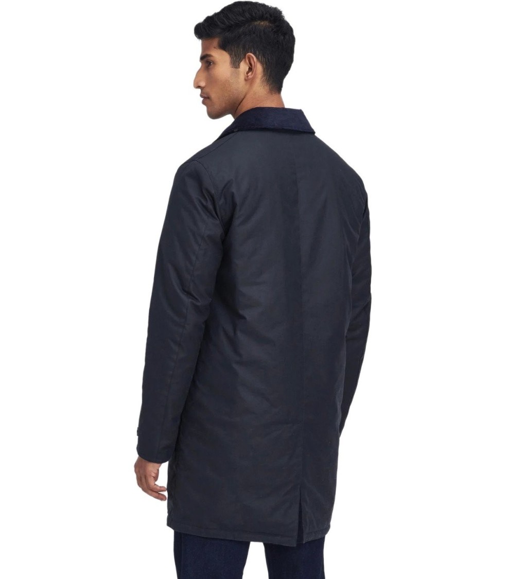 BARBOUR BARBOUR MAC NAVY BLUE JACKET