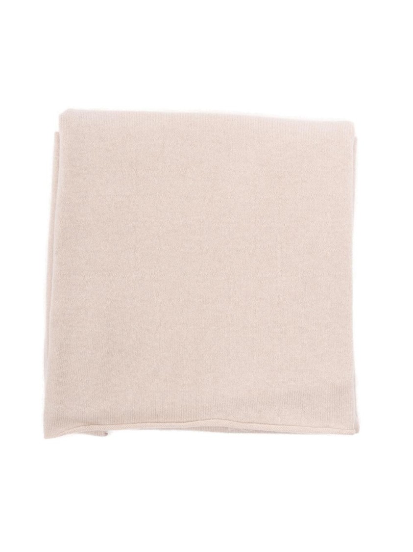 Drumohr Cashmere Scarf With Refined Finishdrape In Neutral