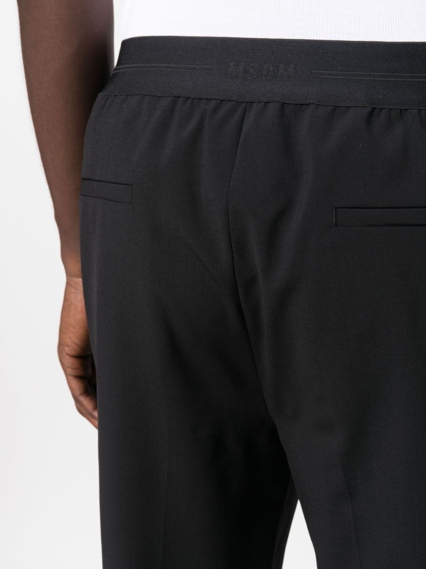 Msgm Versatile Trousers For The Modern Man In Black