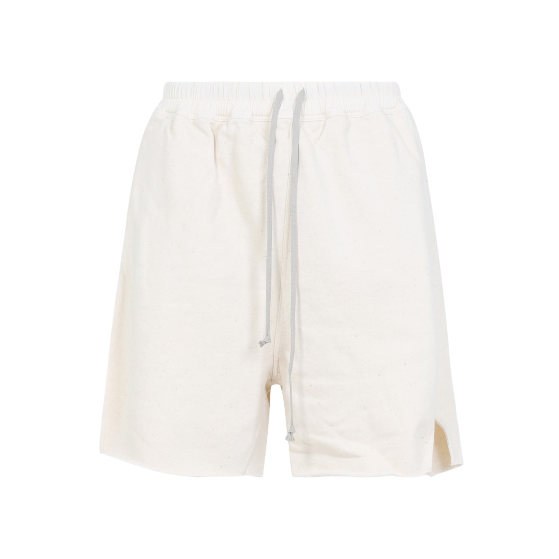 Shop Rick Owens Drkshdw Drkshdw By Rick Owens Relaxed-fit Shorts With Elastic Waistband In White
