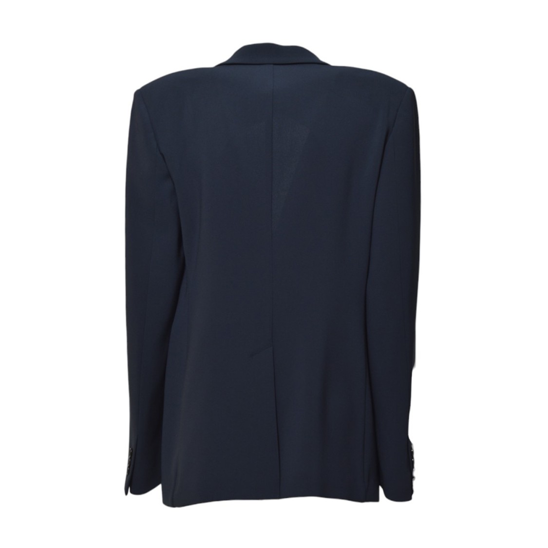 Aspesi Single Breasted Jacket In Midnight Blue Cady In Blue