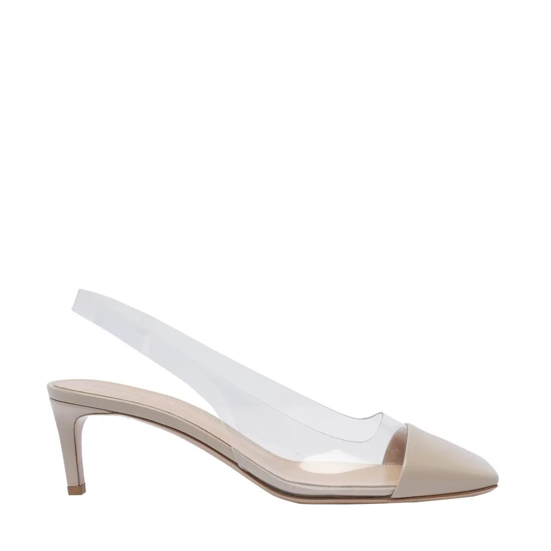Gianvito Rossi Transparent-panel Pumps In Neutral