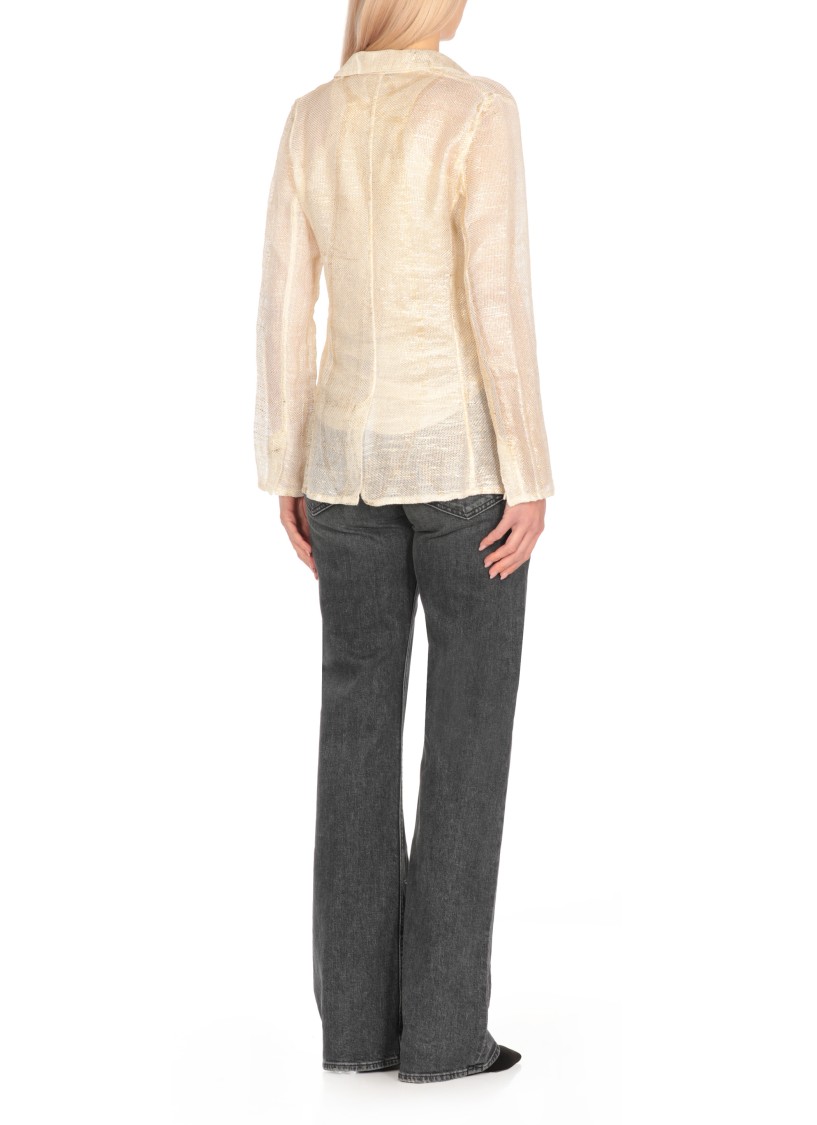Avant Toi Single-breasted Suit Coat In Neutrals