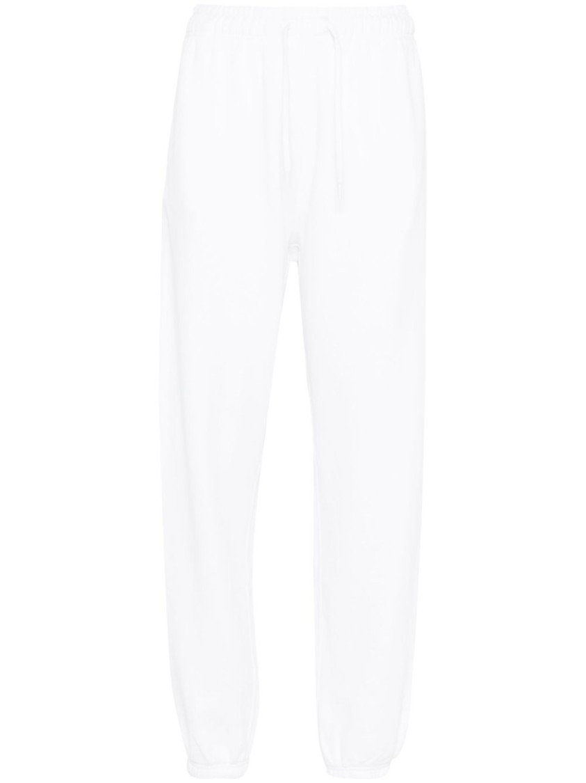 Shop Polo Ralph Lauren Relaxed Fit White Trousers With Elastic Waistband