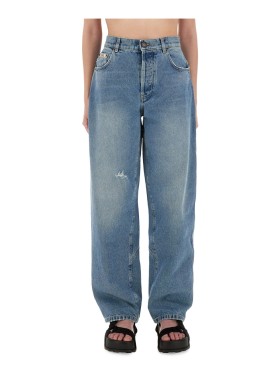 パンツ Moschino Wide-Leg Wool Blend Crepe Pants With Central Pleat Moschino -Leg Wool Blend Crepe Pants With Central Pleat