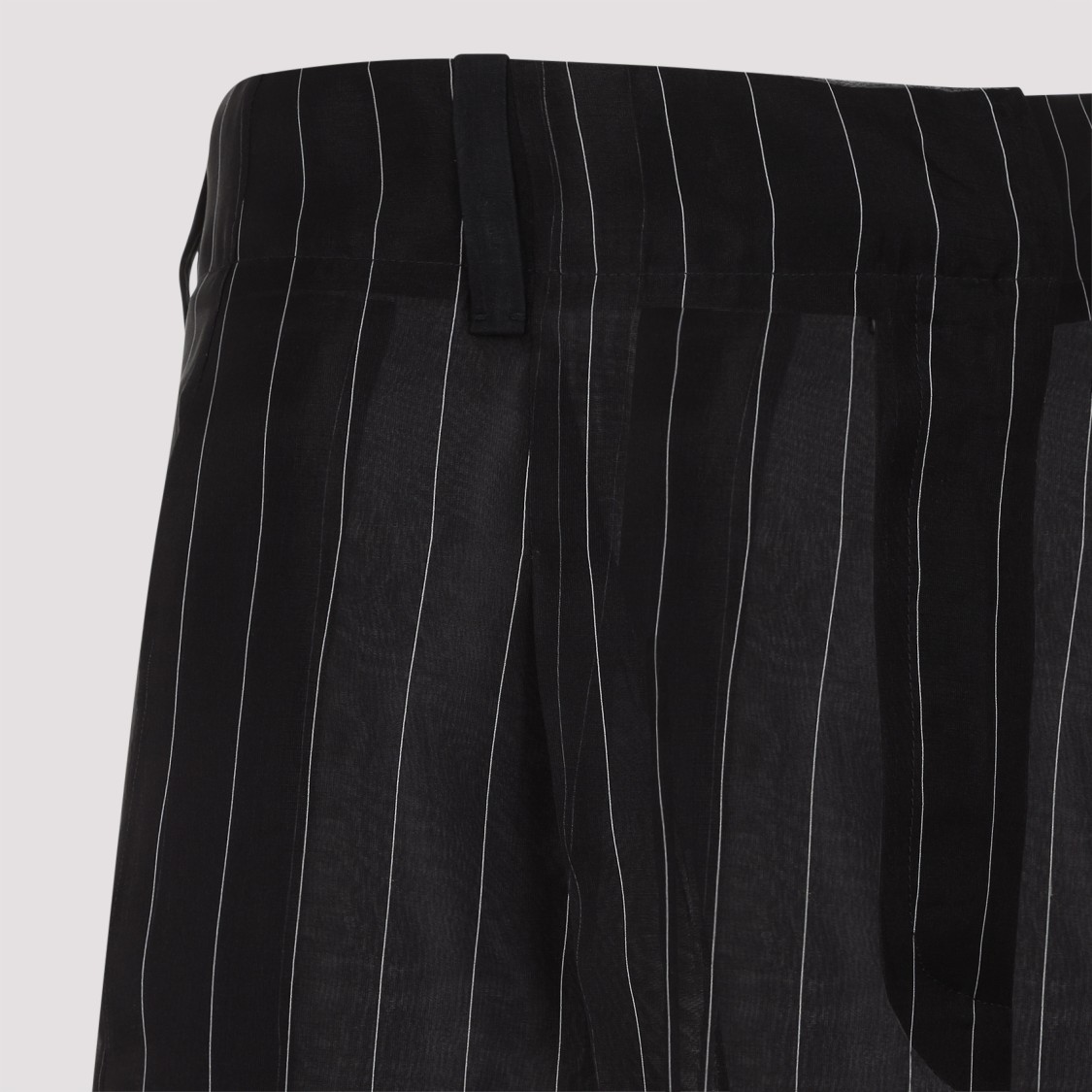 Khaite Trasnlucent Trousers In Black