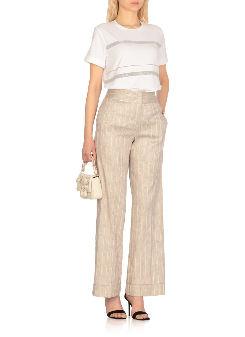 Shop D Exterior D. Exterior White Cotton T-shirt