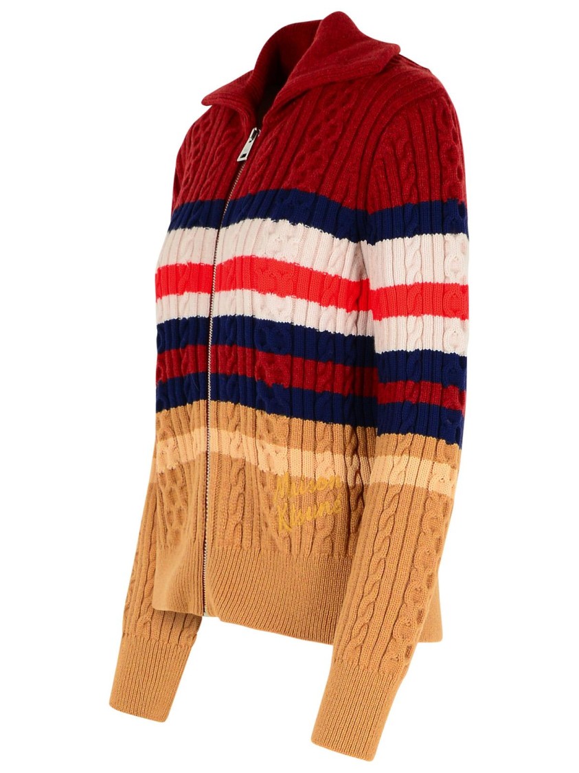 MAISON KITSUNÉ MAISON KITSUNÉ MULTI WOOL BLEND SWEATER