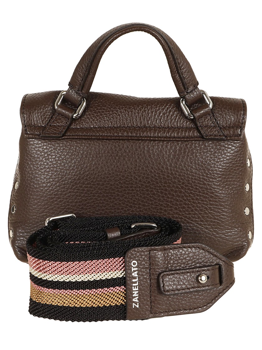 Zanellato Brown Postina Daily Giorno Baby Shoulder Bag In Brown