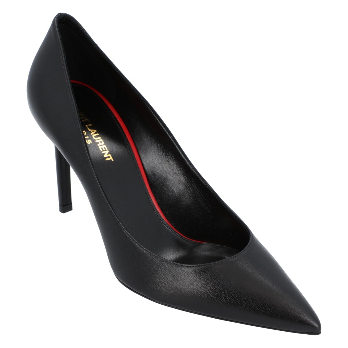 Saint Laurent Anja Pumps In Smooth Leather In Black