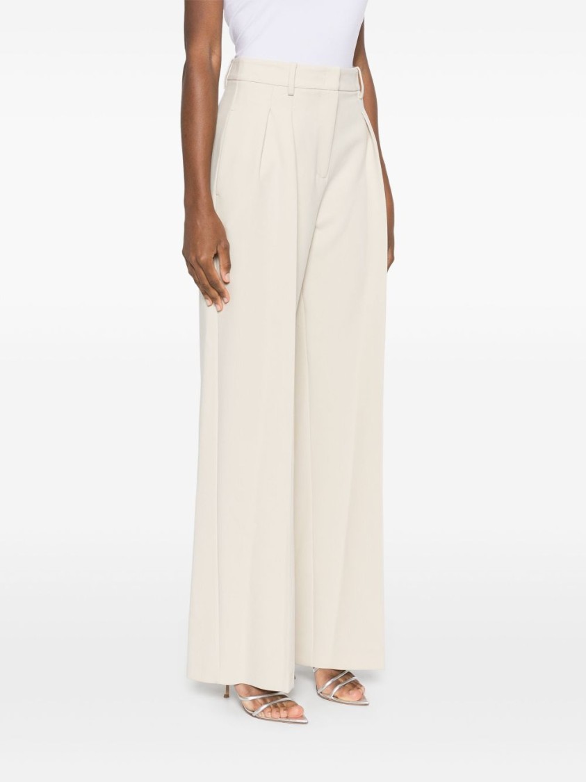Patrizia Pepe Light Beige Tailored Pants In Neutrals