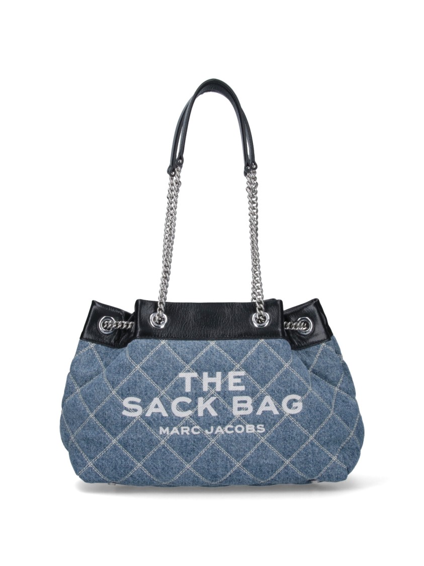 Marc Jacobs Quilted Structured Bag With Dual Chain Handles