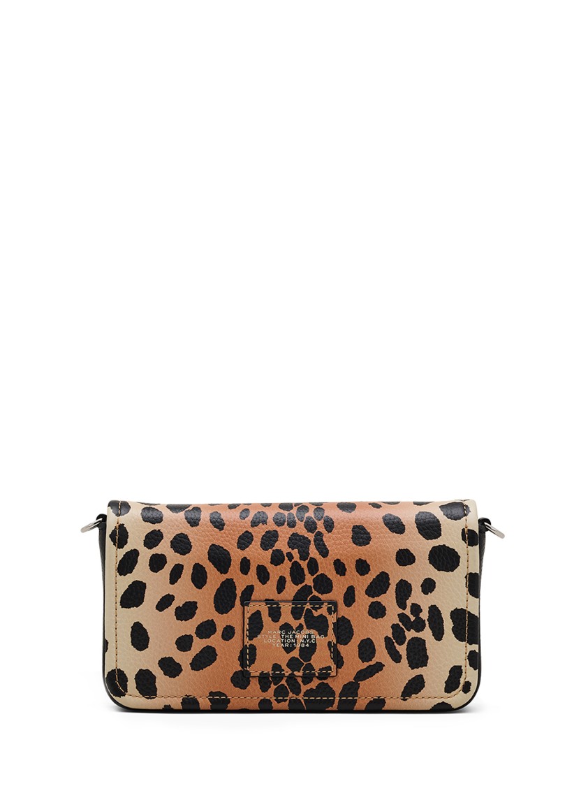 Marc Jacobs The Cheetah Chain Leopard Printed Mini Shoulder Bag In Brown