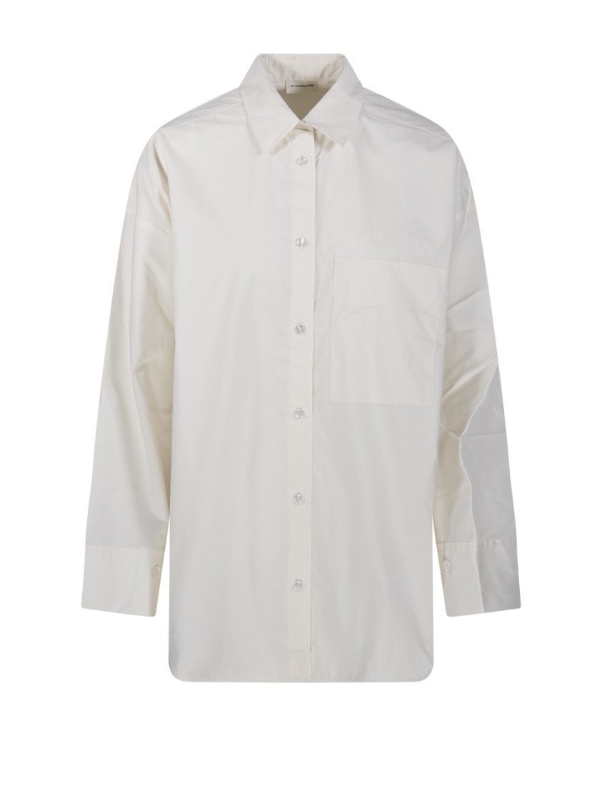 By Malene Birger Derris Shirt In White