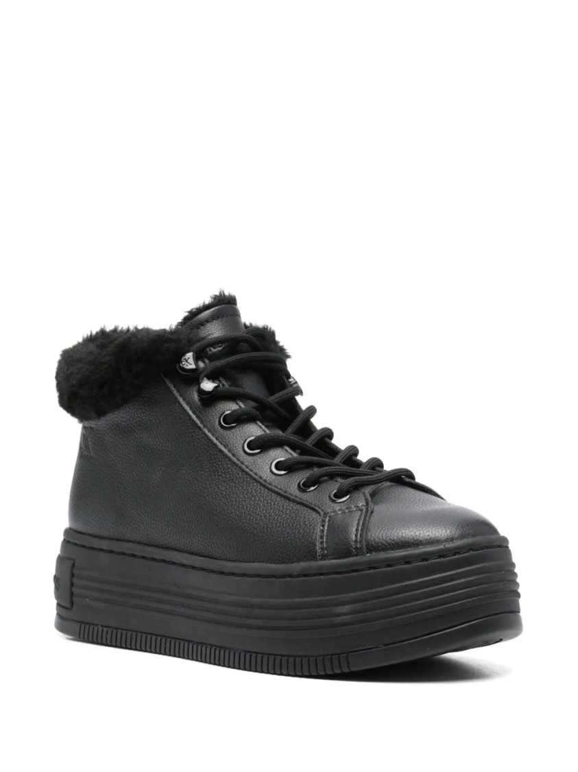 Calvin Klein Jeans Est.1978 Calvin Klein Jeans Bold Low Laceup Booties In Black