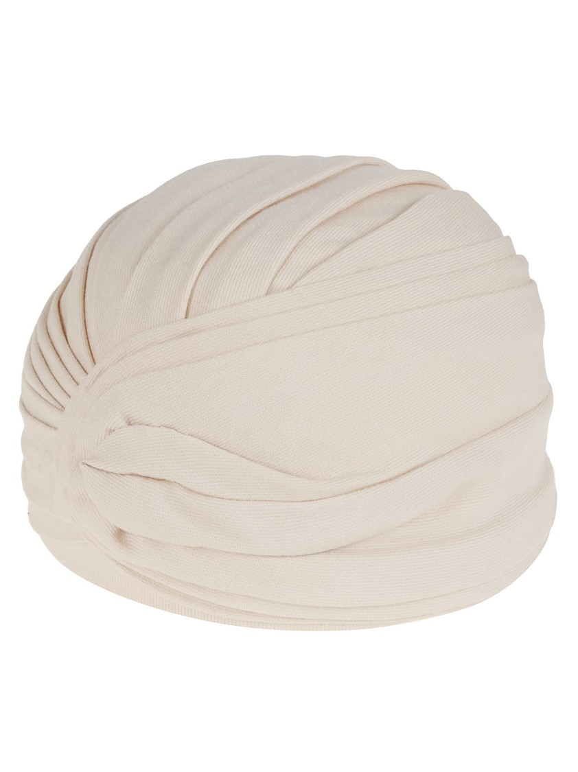 Valentino Garavani Virgin Wool Head Wrap In Neutrals