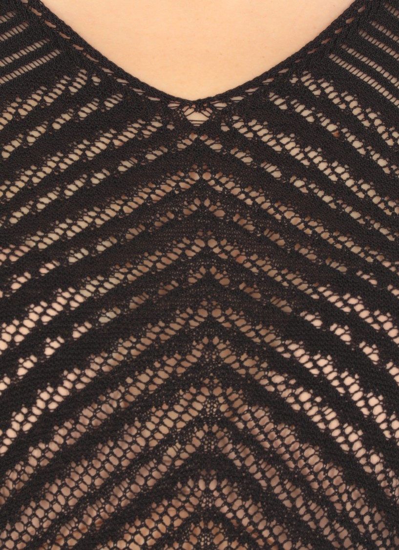 D Exterior D. Exterior Black Cotton Sweater