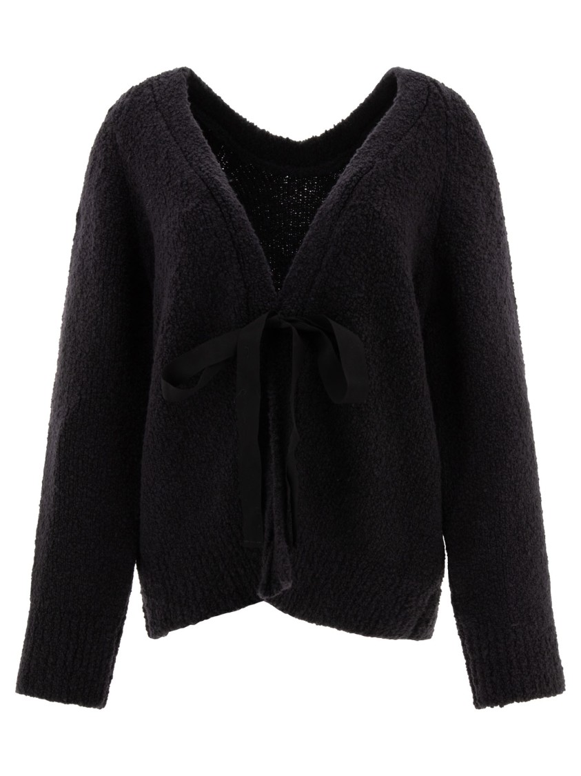 Cecilie Bahnsen Long-sleeved Sweater In Black